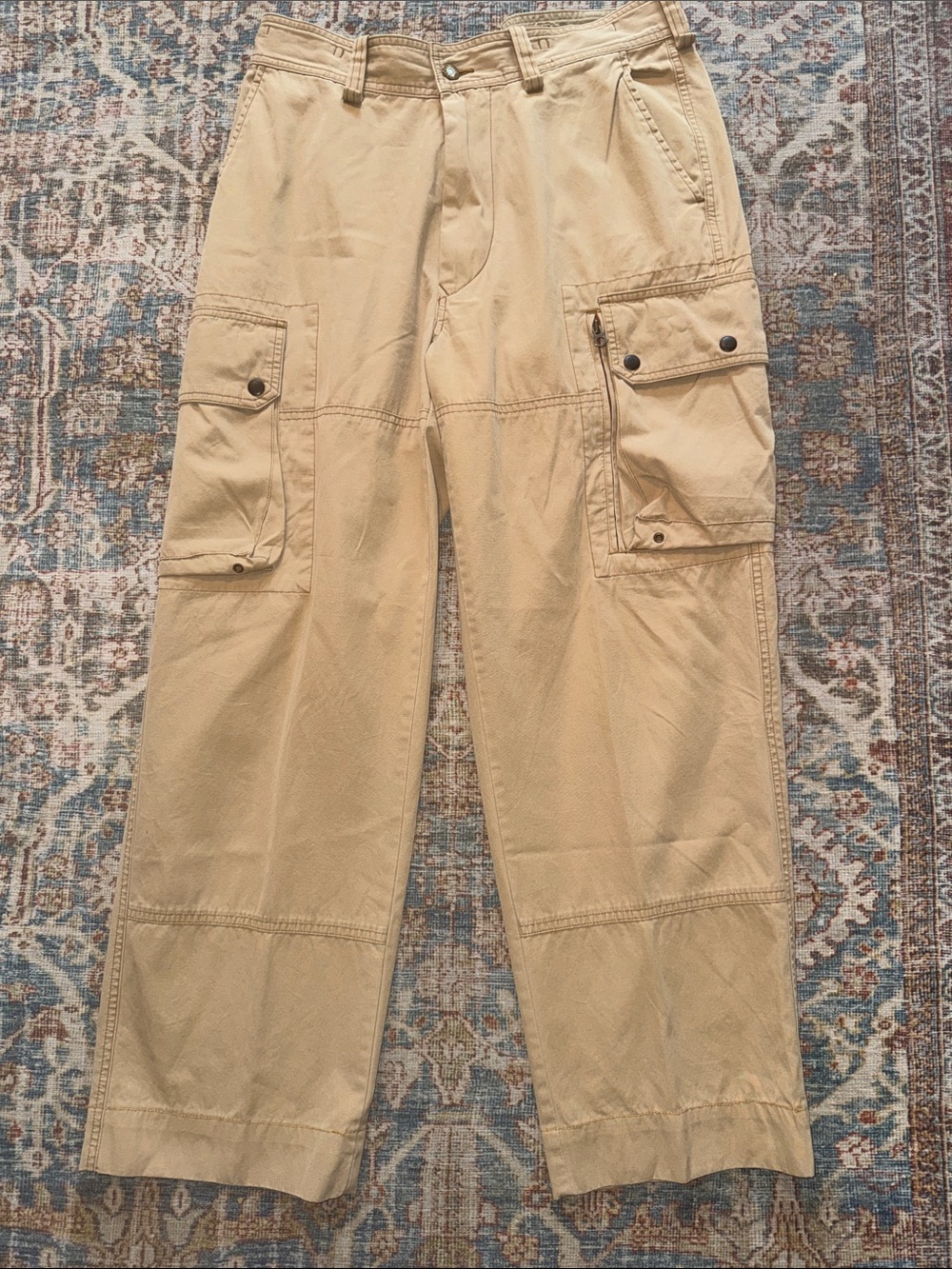Men's Polo Ralph Lauren Y2K Khaki Cargo Pants - Classic/Military/Gorpcore